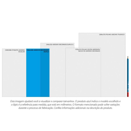 Foto ilustrativa Adesivo Decorado Duplo Ana Castela