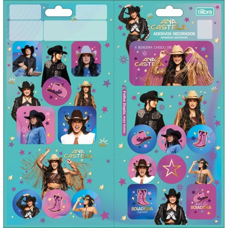 Foto ilustrativa Adesivo Decorado Duplo Ana Castela