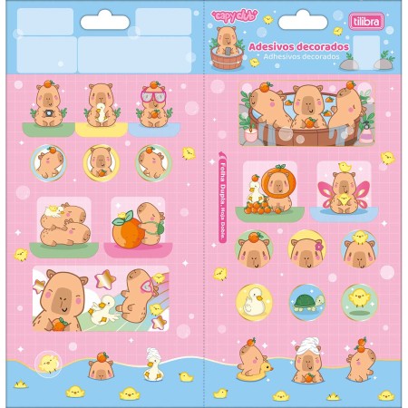 Foto ilustrativa Adesivo Decorado Duplo Capyclub