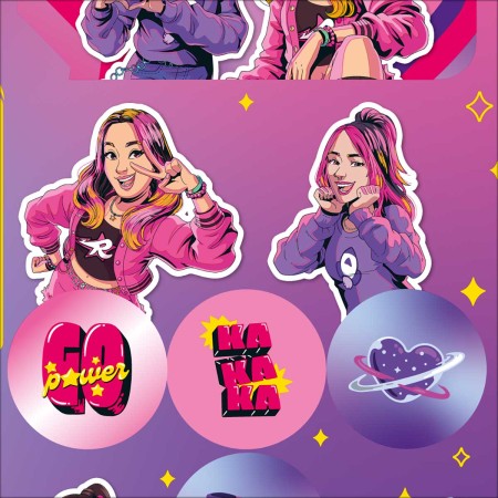 Foto ilustrativa Adesivo Decorado Duplo Emilly Vick