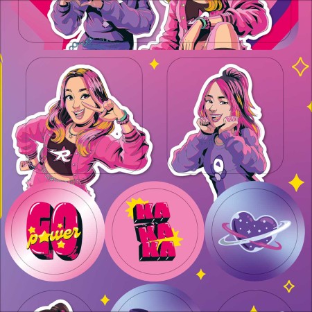 Foto ilustrativa Adesivo Decorado Duplo Emilly Vick