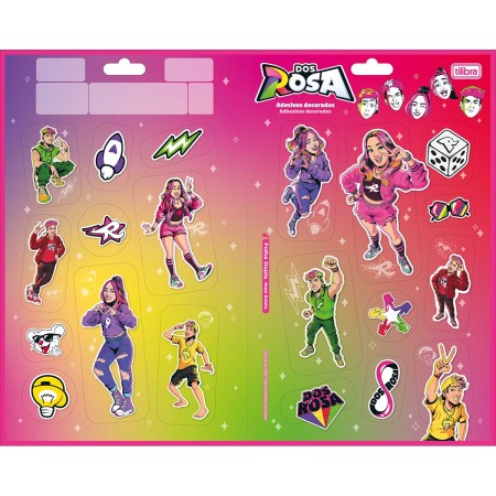 Foto ilustrativa Adesivo Decorado Duplo G Dos Rosa