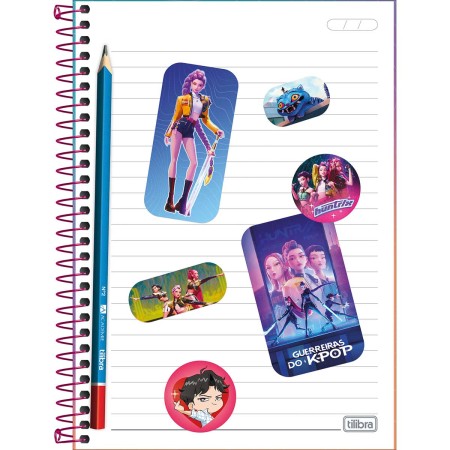 Foto ilustrativa Adesivo Decorado Duplo G Guerreiras do KPOP