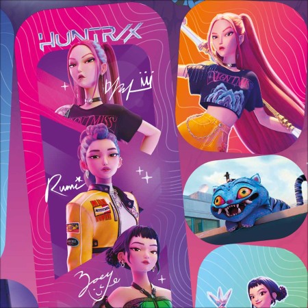 Foto ilustrativa Adesivo Decorado Duplo G Guerreiras do KPOP