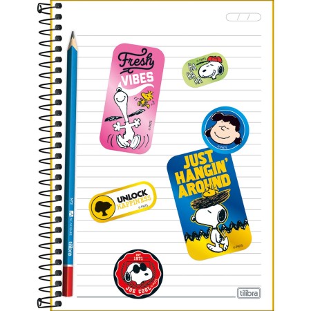 Foto ilustrativa Adesivo Decorado Duplo G Metalizado Snoopy