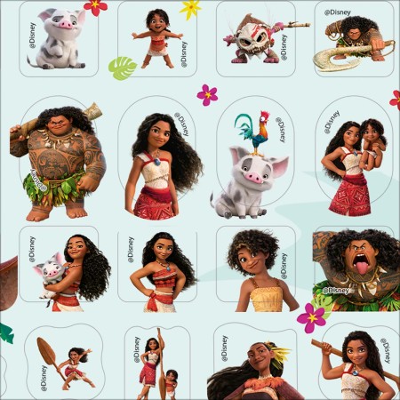 Foto ilustrativa Adesivo Decorado Duplo G Moana