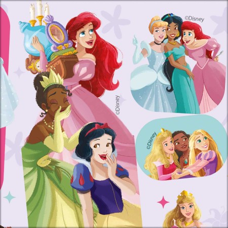 Foto ilustrativa Adesivo Decorado Duplo G Princesas