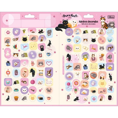Foto ilustrativa Adesivo Decorado Duplo G Purrfect Cats