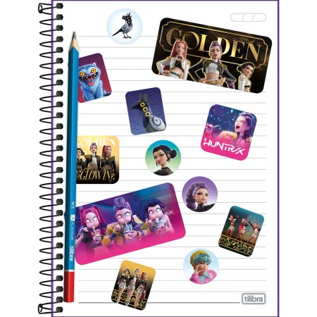 Foto ilustrativa Adesivo Decorado Duplo Guerreiras do KPop