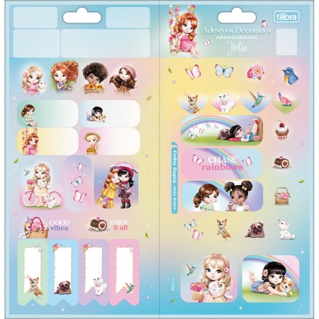 Foto ilustrativa Adesivo Decorado Duplo Jolie