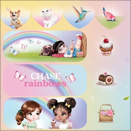 Foto ilustrativa Adesivo Decorado Duplo Jolie