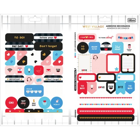 Foto ilustrativa Adesivo Decorado Duplo Metalizado West Village