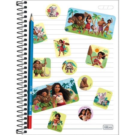 Foto ilustrativa Adesivo Decorado Duplo Moana