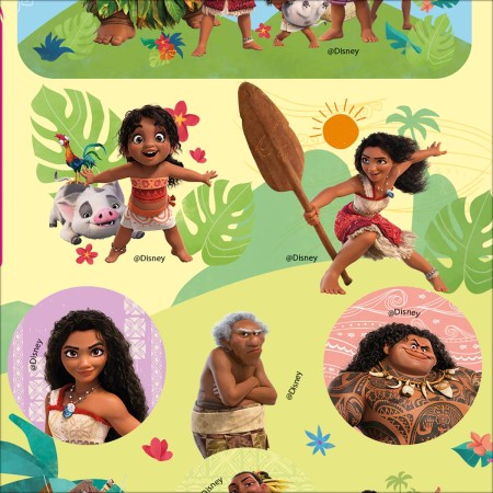 Foto ilustrativa Adesivo Decorado Duplo Moana