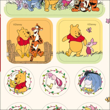 Foto ilustrativa Adesivo Decorado Duplo Pooh