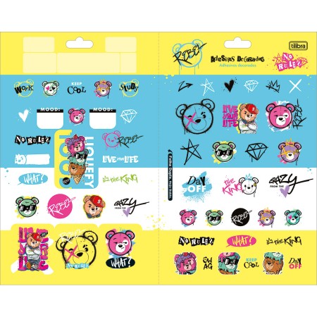 Foto ilustrativa Adesivo Decorado Duplo Rebel