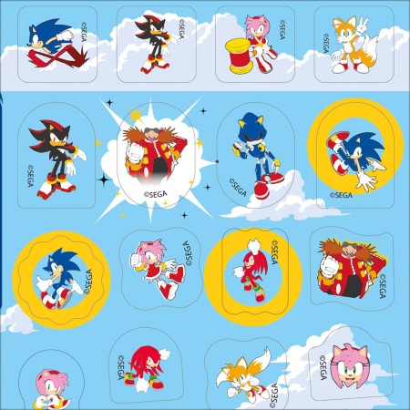 Foto ilustrativa Adesivo Decorado Duplo Sonic