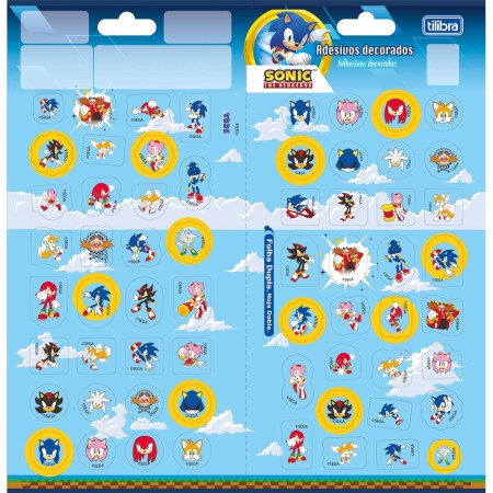 Foto ilustrativa Adesivo Decorado Duplo Sonic