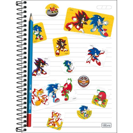 Foto ilustrativa Adesivo Decorado Duplo Sonic