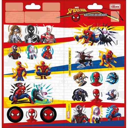Foto ilustrativa Adesivo Decorado Duplo Spider-Man