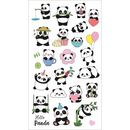 Foto ilustrativa Adesivo Decorado Transparente Lovely Friend 6 Folhas