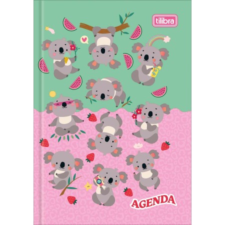 Foto ilustrativa Agenda Costurada 2 Dias por Página 10,5 x 14,8 cm Spice Permanente