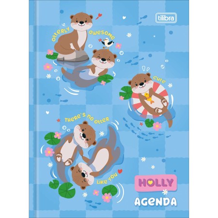Foto ilustrativa Agenda Costurada 2 Dias por Página 12,3 x 16,6 cm Holly Permanente