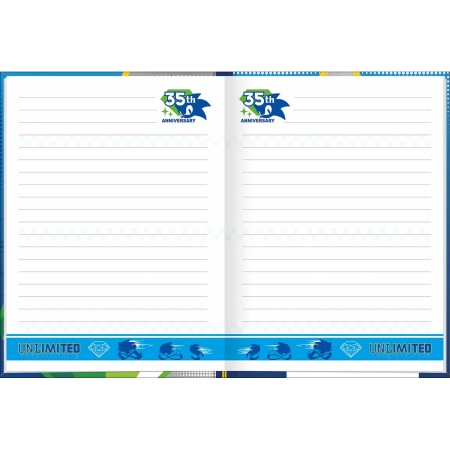 Foto ilustrativa Agenda Costurada 2 Dias por Página 12,3 x 16,6 cm Sonic Permanente