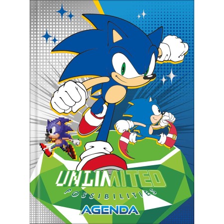 Foto ilustrativa Agenda Costurada 2 Dias por Página 12,3 x 16,6 cm Sonic Permanente