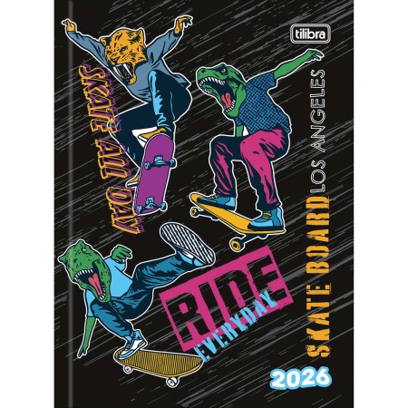 Foto ilustrativa Agenda Costurada 2 Dias por Página 12,3 x 16,6 cm Spice Masculina 2026