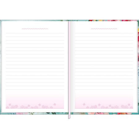Foto ilustrativa Agenda Costurada Diária 12,3 x 16,6 cm Feminine 2027