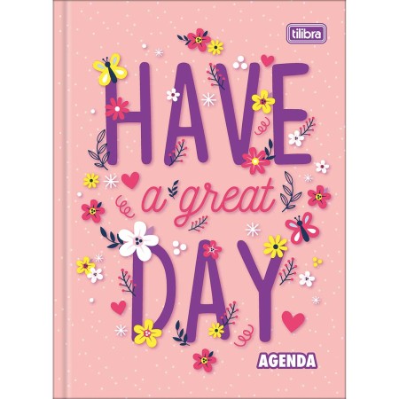 Foto ilustrativa Agenda Costurada Diária 12,3 x 16,6 cm Pepper Permanente Feminina