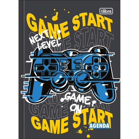 Foto ilustrativa Agenda Costurada Diária 12,3 x 16,6 cm Pepper Permanente Masculina