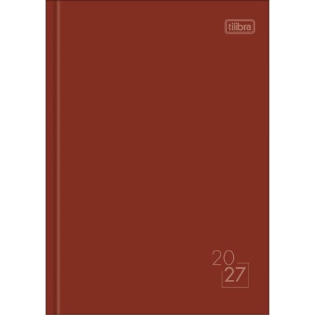 Foto ilustrativa Agenda Costurada Diária 14,5 x 20,5 cm Spice Cores 2027