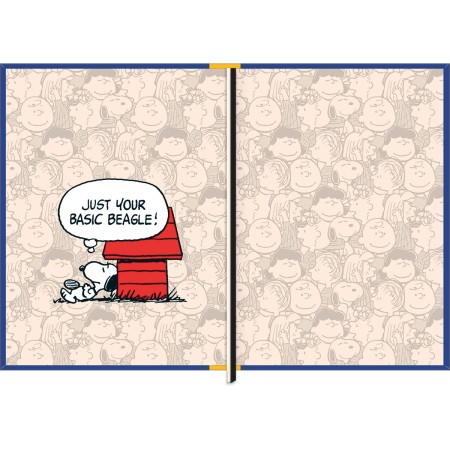 Foto ilustrativa Agenda Costurada Diária 17,6 x 23,9 cm Snoopy 2027