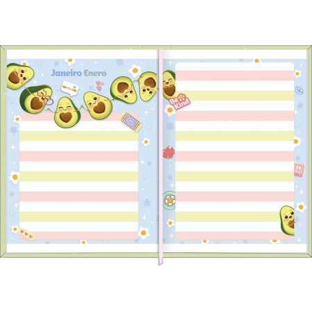 Foto ilustrativa Agenda Costurada MIni 7,8 x 10,8 cm Abacute 2026