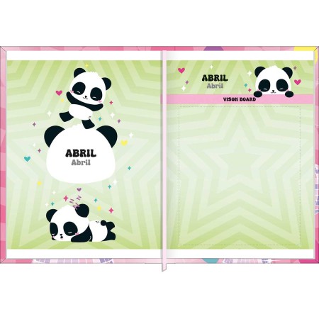 Foto ilustrativa Agenda Costurada Mini 7,8 x 10,8 cm Lovely Friend 2026