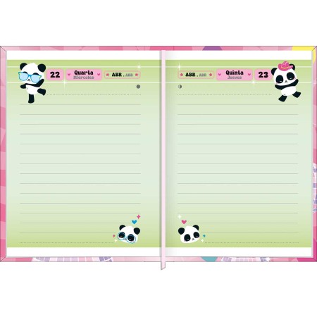 Foto ilustrativa Agenda Costurada Mini 7,8 x 10,8 cm Lovely Friend 2026