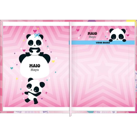 Foto ilustrativa Agenda Costurada Mini 7,8 x 10,8 cm Lovely Friend 2026