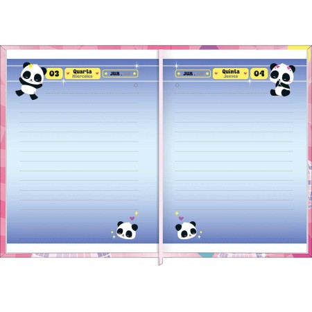 Foto ilustrativa Agenda Costurada Mini 7,8 x 10,8 cm Lovely Friend 2026