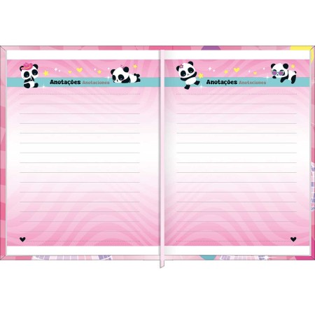 Foto ilustrativa Agenda Costurada Mini 7,8 x 10,8 cm Lovely Friend 2026