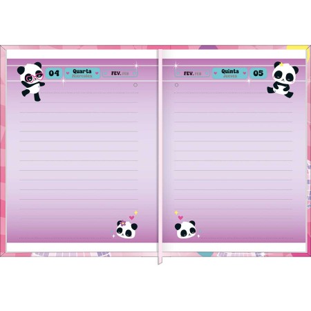 Foto ilustrativa Agenda Costurada Mini 7,8 x 10,8 cm Lovely Friend 2026