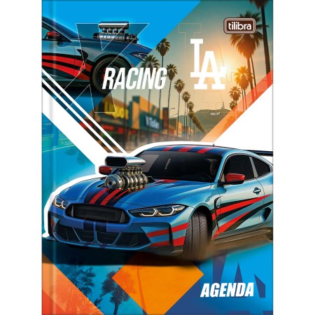 Foto ilustrativa Agenda Costurada Permanente X-Racing 3D M4