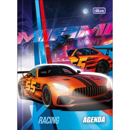 Foto ilustrativa Agenda Costurada Permanente X-Racing 3D M4