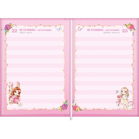 Foto ilustrativa Agenda Costurada Petit  10,5 x 14,8 cm Jolie 2026