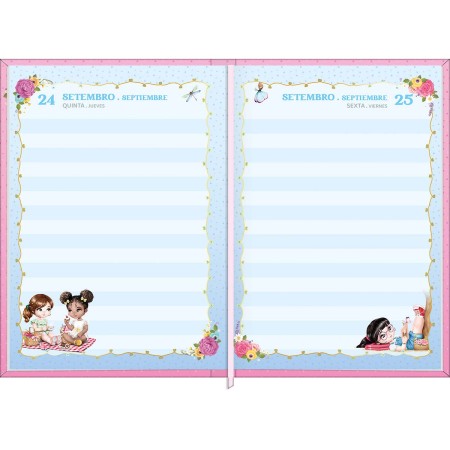 Foto ilustrativa Agenda Costurada Petit  10,5 x 14,8 cm Jolie 2026