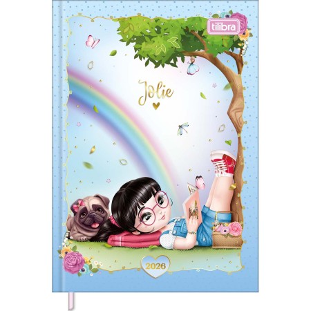 Foto ilustrativa Agenda Costurada Petit  10,5 x 14,8 cm Jolie 2026