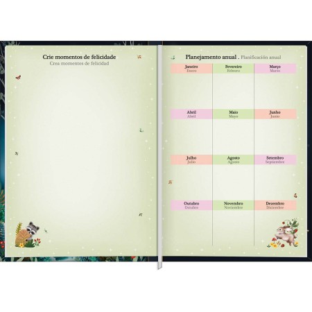 Foto ilustrativa Agenda Costurada Petit Diária 10,5 x 14,8 cm Loveland 2026