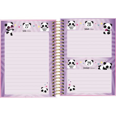 Foto ilustrativa Agenda Espiral 11 x 15,4 mm Lovely Friend 2026