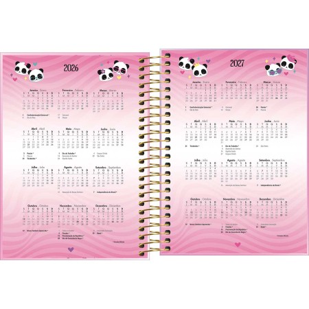Foto ilustrativa Agenda Espiral 11 x 15,4 mm Lovely Friend 2026